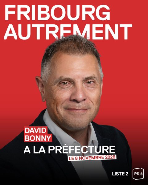 David Bonny, candidat à la Préfecture de la Sarine - Fribourg Autrement